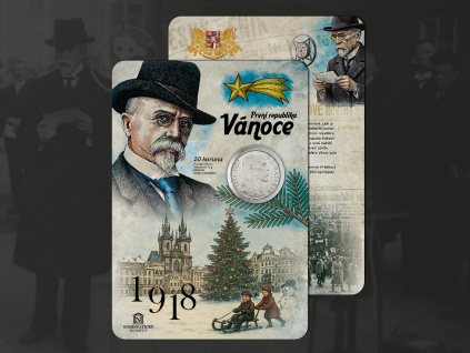 20 Koruna 1937 - Vánoce T.G.M.
